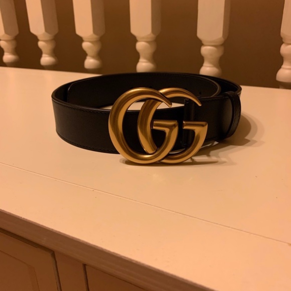 Authentic GG Leather Belt